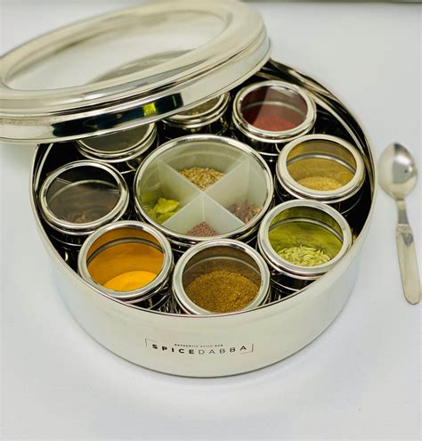 Steel Spice Box 